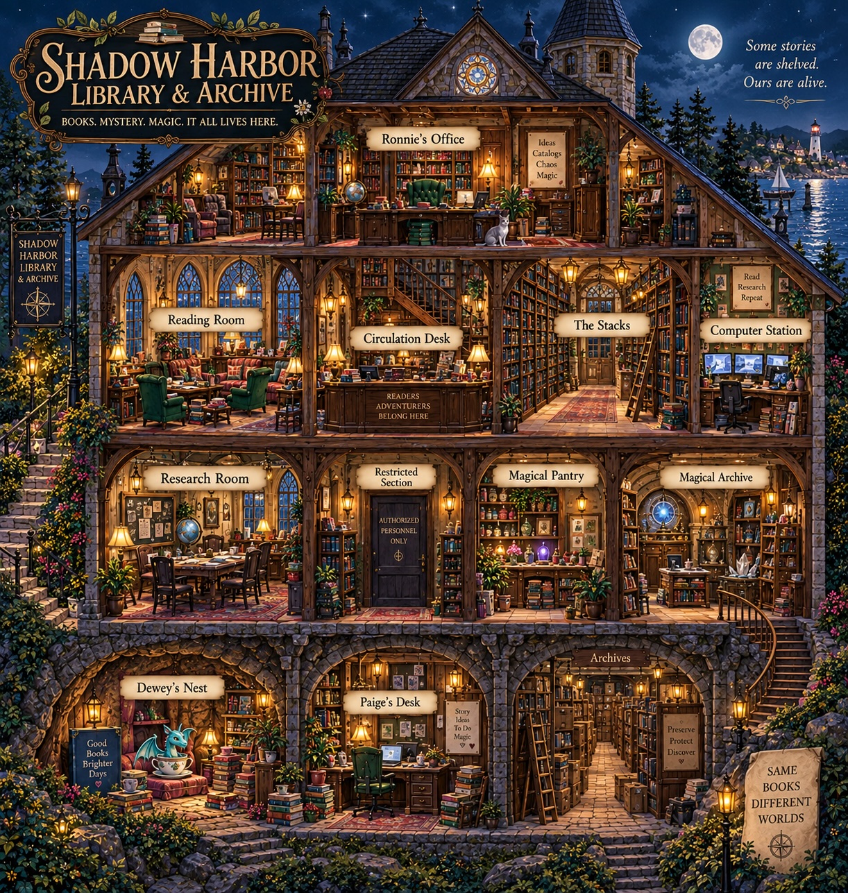 Shadow Harbor Library